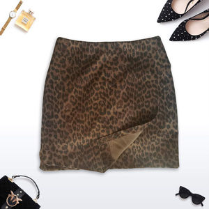 Ann Taylor animal print skirt